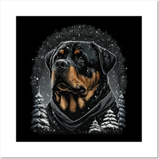 Rottweiler christmas Posters and Art